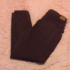 Signature by Levi Strauss Women's Pull On Burgundy Skinny Jeans